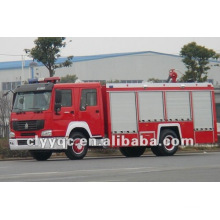 4*2 8t Sinotruk Water Tanker Fire Truck